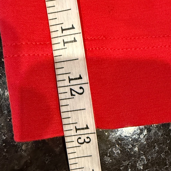 Anthropologie Find Me Now Basketball Bermuda Shorts Red Size Small - Picture 13 of 14